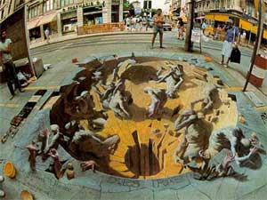 Fantasy life surreal illusions street art