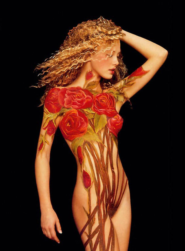 surreal nude 3d body art images cool optical illusions