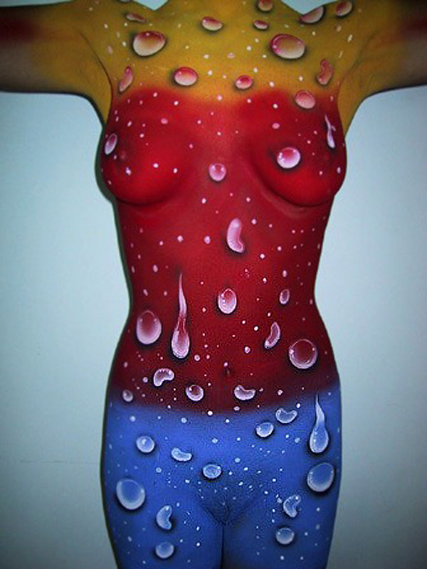 3d optical illusions images best surreal nude models bodypaint
