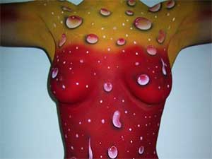Surreal body painting images cool bodyart piercing pictures