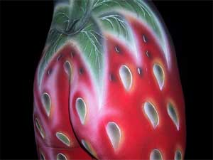 Fantasy art human body paint artists best  illusions picture Fantasy perfect body jewelry drawings artist eye visual illusions