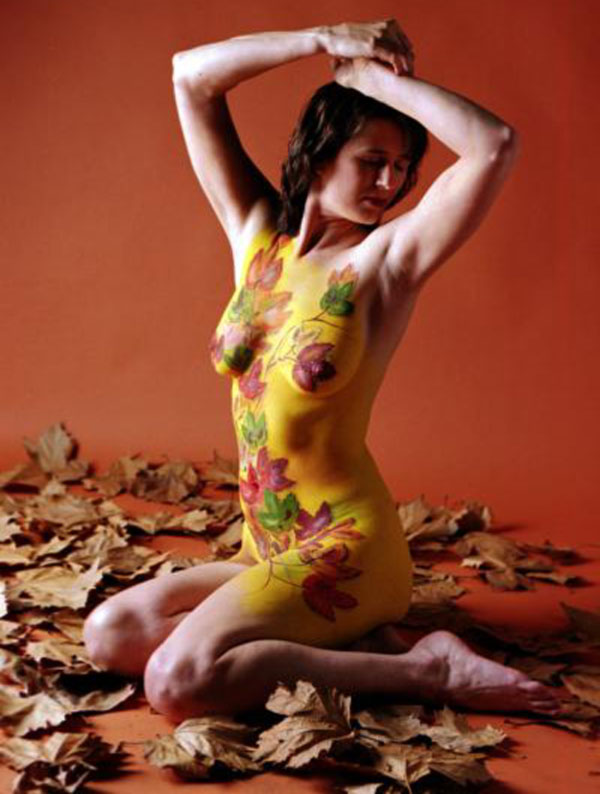 Fantasy body-art fine original american erotic media illusion image