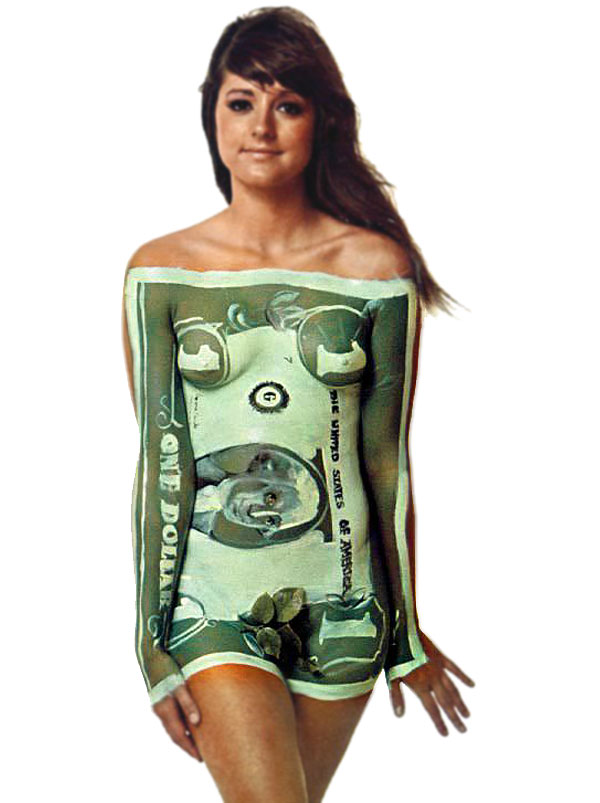 Fantasy body-art fine original american erotic media illusion image