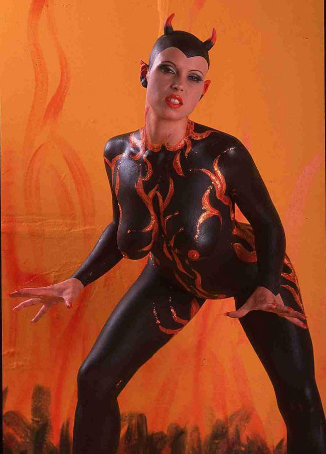 Fantasy body-art fine original american erotic media illusion image