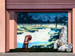 modern architecturial fantasy murals