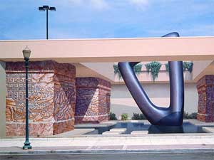 modern architecturial fantasy murals
