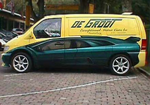 3D optical illusion cars gallery