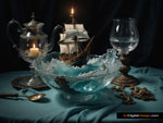 Tempest in a Bowl Digital Art