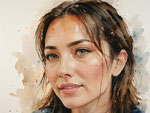Timeless Elegance: Portrait of a Young Woman